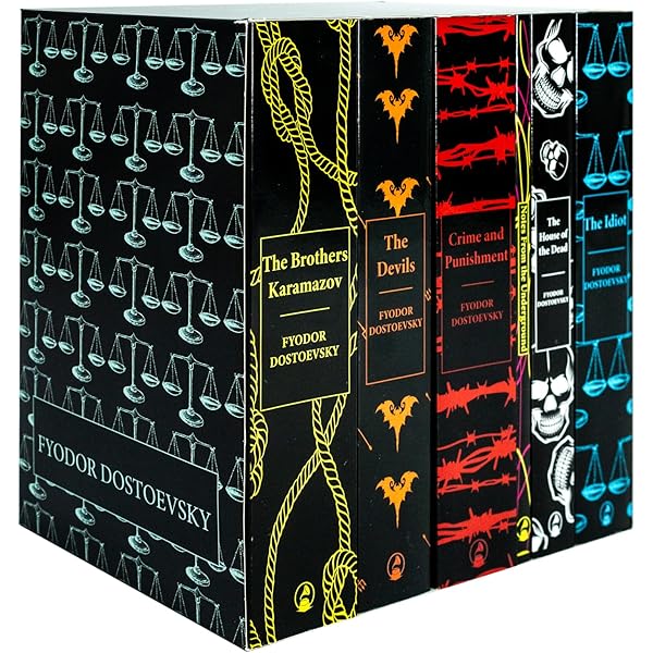 Selected Works of Fyodor Dostoevsky 7 Book Collection Set (Crime